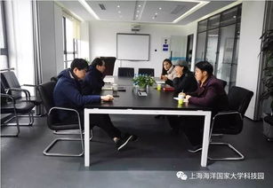 上海海事大學技術(shù)轉(zhuǎn)移中心一行來園區(qū)參觀交流，深化產(chǎn)學研合作